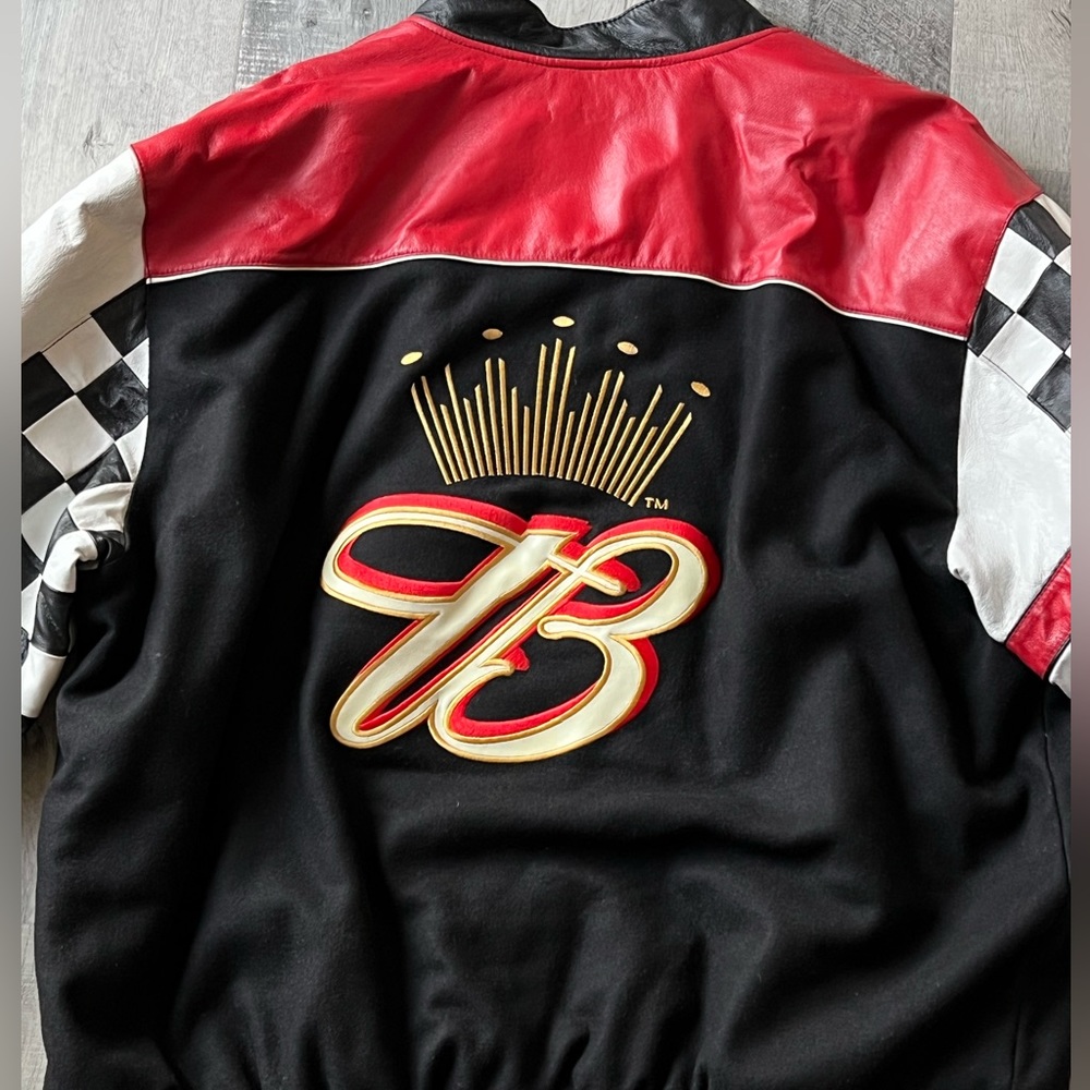 Vintage Dale Earnhardt Jr. Budweiser Snap up reversible Jacket